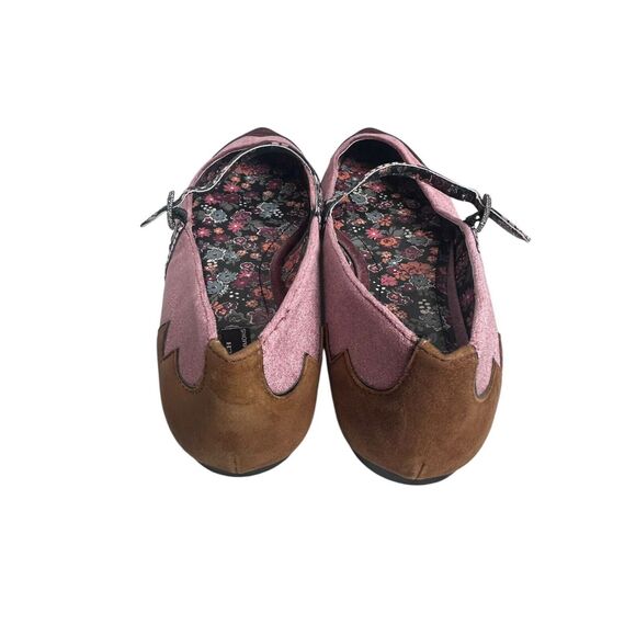 Coach Tabitha Simmons Harriette Velvet Colorblock Mary Jane Shoes Size 10 - Picture 7 of 14